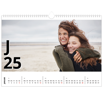 Fotokalender A3 — Große Zeichen
