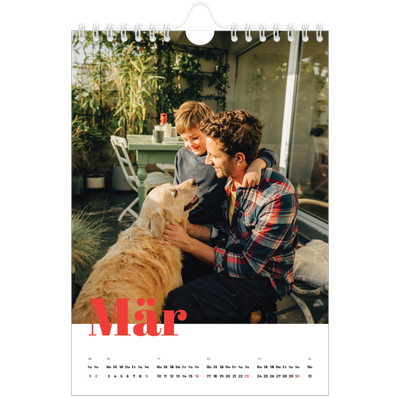 Fotokalender A5 — Kräftige Farben [Marsch]