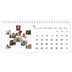 Tischkalender — Collage shapes [deckblatt]