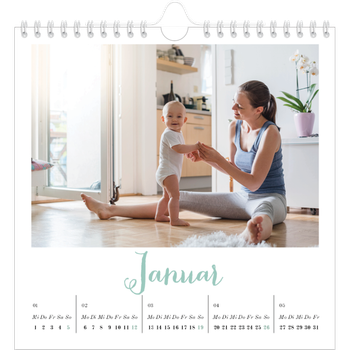 Fotokalender Quadratisch — Hallo Welt