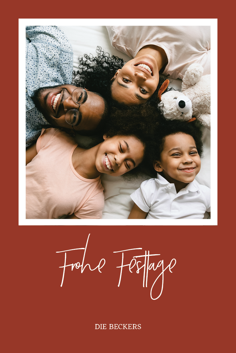 Fotokarten — Quadratischer Rahmen