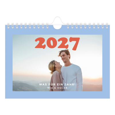 Fotokalender A5 — Rahmen im Retrostil [deckblatt]