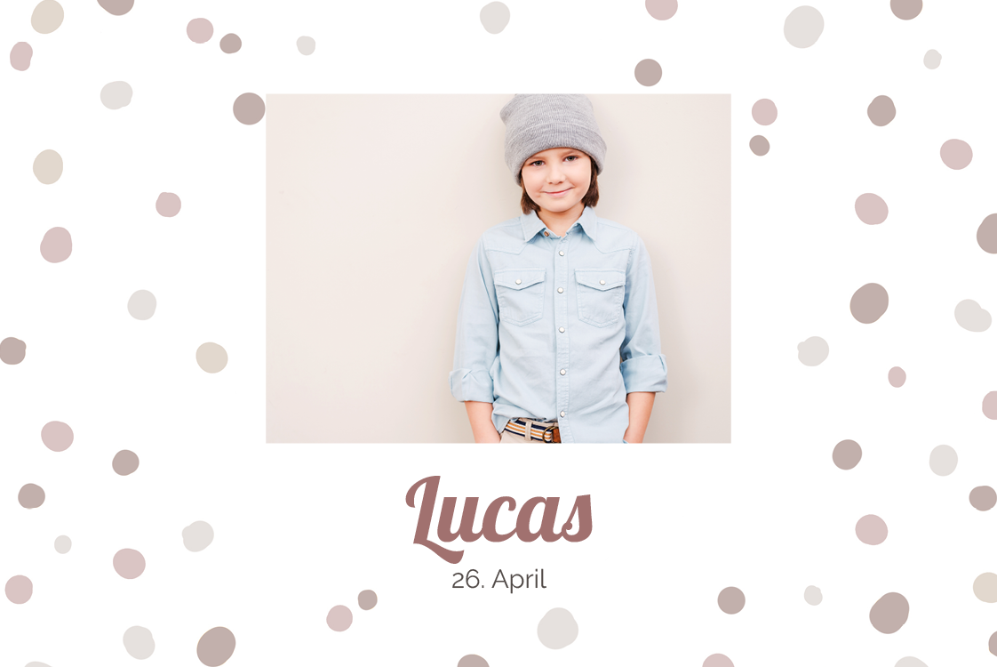 Einladungskarten — Wasserfarben Kreise