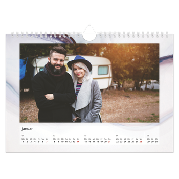 Fotokalender A4 — Tintenflecken