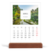 Tischkalender mit Holzfuß Hochformat  — Die ganze Geschichte [April]