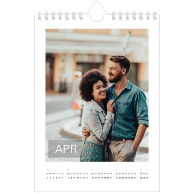 Fotokalender A5 — Datumsfeld-Overlay [April]
