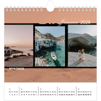 Fotokalender Quadratisch — Wanderlust