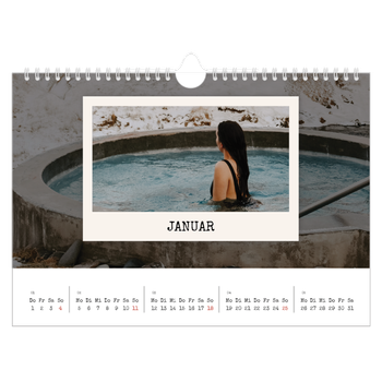 Fotokalender A4 — Die Porträtaufnahme