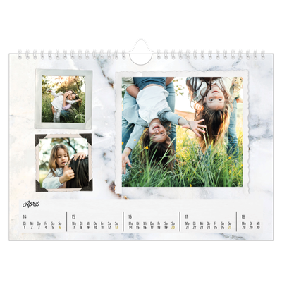 Fotokalender A4 — Fotosammlung [April]