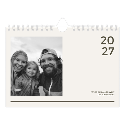 Fotokalender A5 — Modern und kräftig [deckblatt]