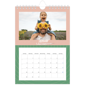 Fotokalender A5 — Farben und Muster