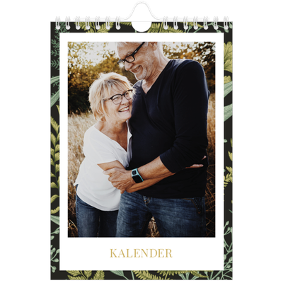 Fotokalender A5 — Blumiger Hintergrund [deckblatt]