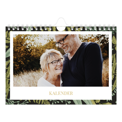 Fotokalender A5 — Blumiger Hintergrund [deckblatt]