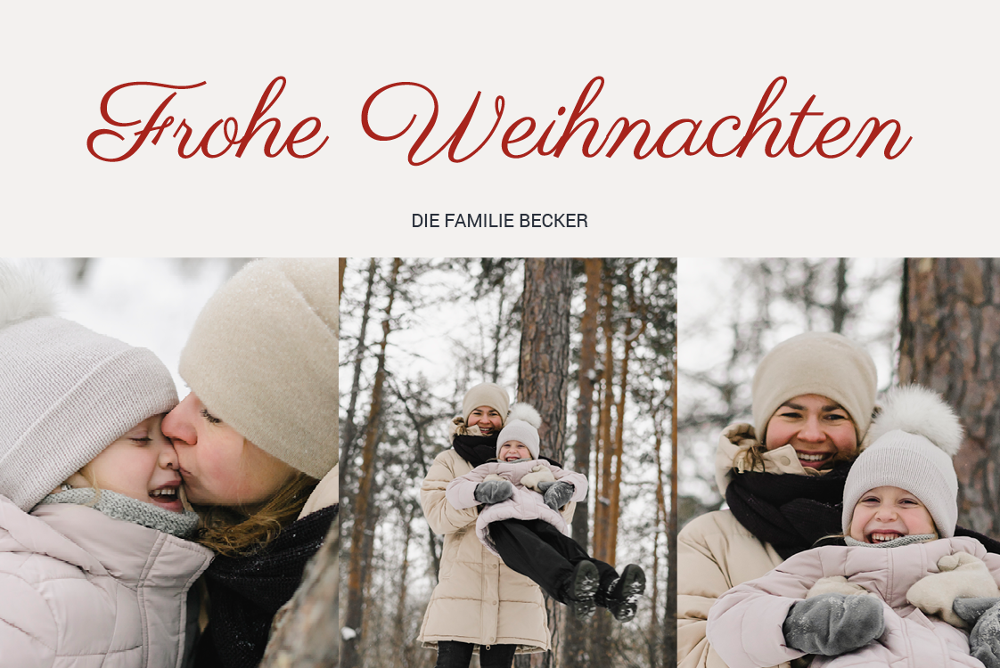 Fotokarten — Schneeweiß