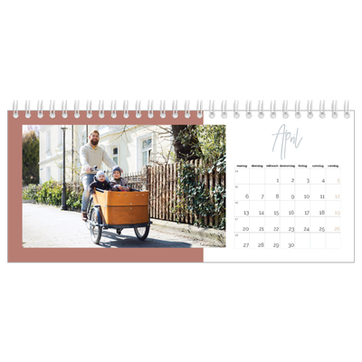 Tischkalender — Erdige Töne [April]