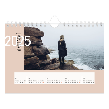 Fotokalender A5 — Überlappender Text