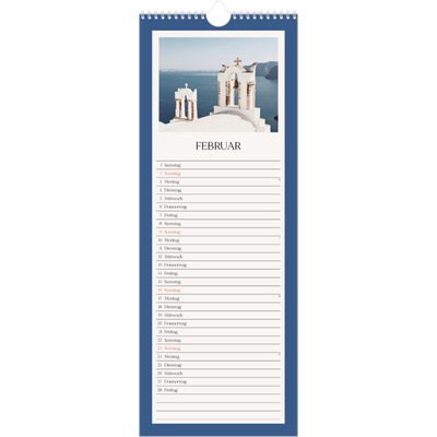 Küchenkalender  — Klassische Farben [Februar]