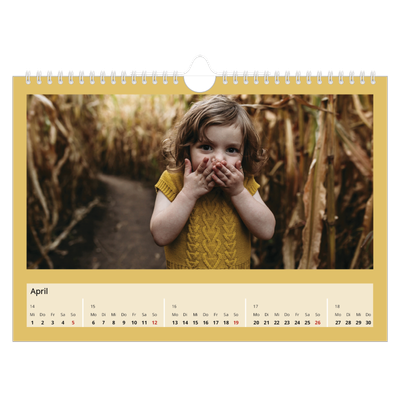 Fotokalender A4 — Erdtöne [April]