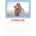 Fotokalender A4 doppelt (30 x 40 cm) — Rahmen im Retrostil [Februar]