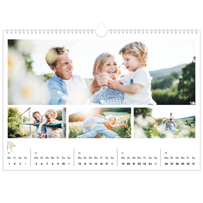 Fotokalender A3 — Handgeschrieben [deckblatt]