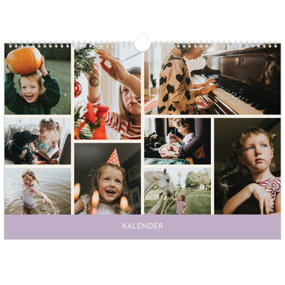 Fotokalender A3 — Pastellfarbene Monate [deckblatt]