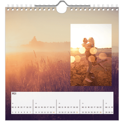 Jahreskalender Quadratisch — Mutter Natur [deckblatt]