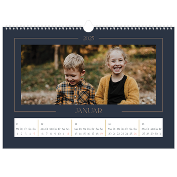 Fotokalender A3 — Preußisch Blau