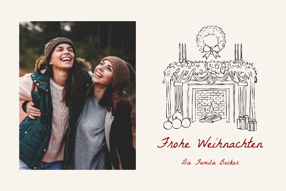 Fotokarten — Kaminzauber