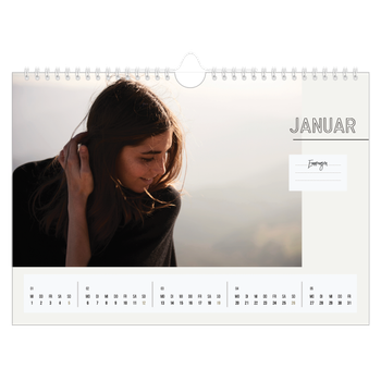 Fotokalender A4 — Notizkalender