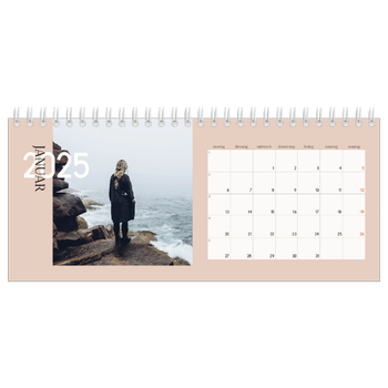 Tischkalender — Überlappender Text