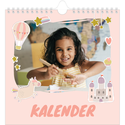 Jahreskalender Quadratisch — Magischer Regenbogen [deckblatt]