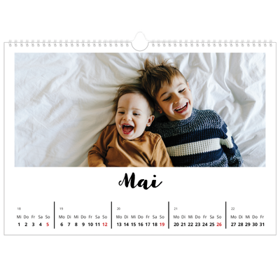 Fotokalender A3 — Handgeschrieben [deckblatt]