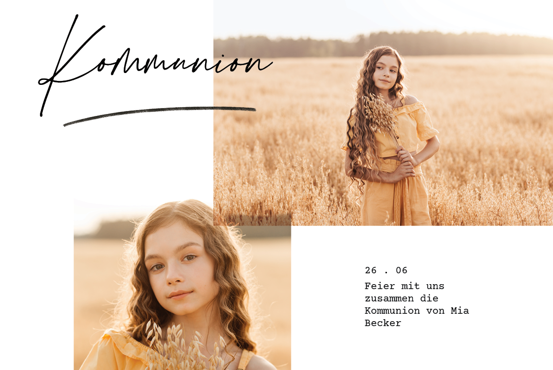 Einladungskarten — Persönliche Note