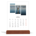 Tischkalender mit Holzfuß Hochformat  — Reisemosaike [deckblatt]