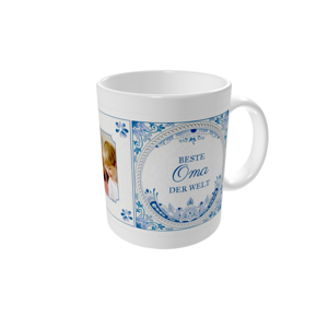 Tasse bedrucken — Omas Delfter Porzellan
