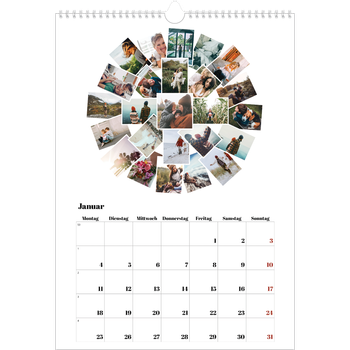 Fotokalender A3 — Collage shapes