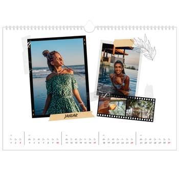 Fotokalender A3 — Scrapbook-Flair
