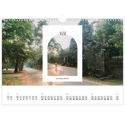Fotokalender A3 — Der offene Bogen [Mai]