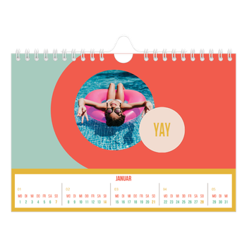 Fotokalender A5 — Strahlend und schön