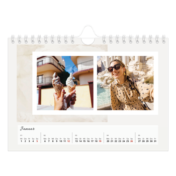 Fotokalender A5 — Sanfte Farbtöne