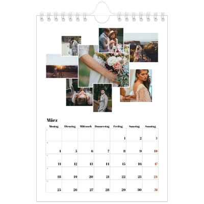 Fotokalender A5 — Collage shapes [Marsch]