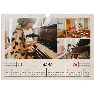 Fotokalender A3 — Stempeleffekt [Marsch]