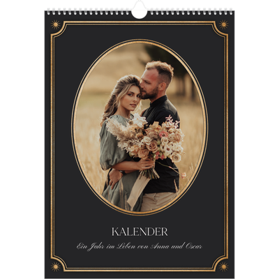 A3 Jahreskalender — Vintage und klassisch [deckblatt]