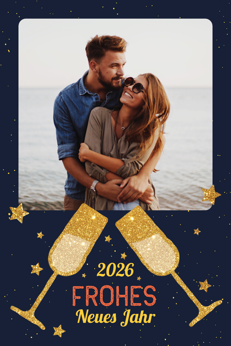 Fotokarten — Neujahrs Wünsche