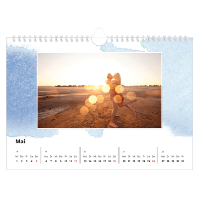 Fotokalender A4 — Wasserfarben Hintergründe [deckblatt]