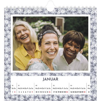 Fotokalender Quadratisch — In voller Blüte