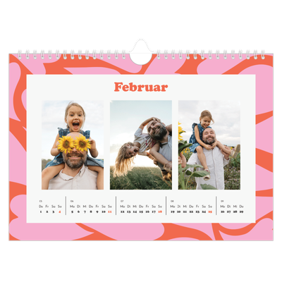 Fotokalender A4 — Verspielte Motive [Februar]