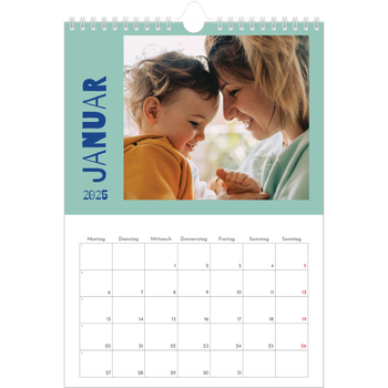 Fotokalender A4 — Farbenfroh wie du