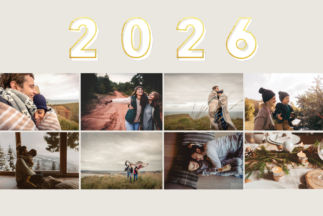 Fotokarten — Moderne Neujahrsgrüße