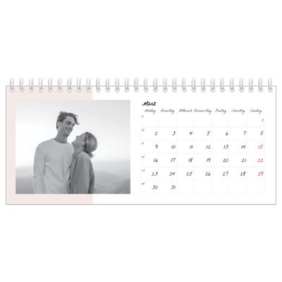 Tischkalender — Farbige Rahmen [Marsch]